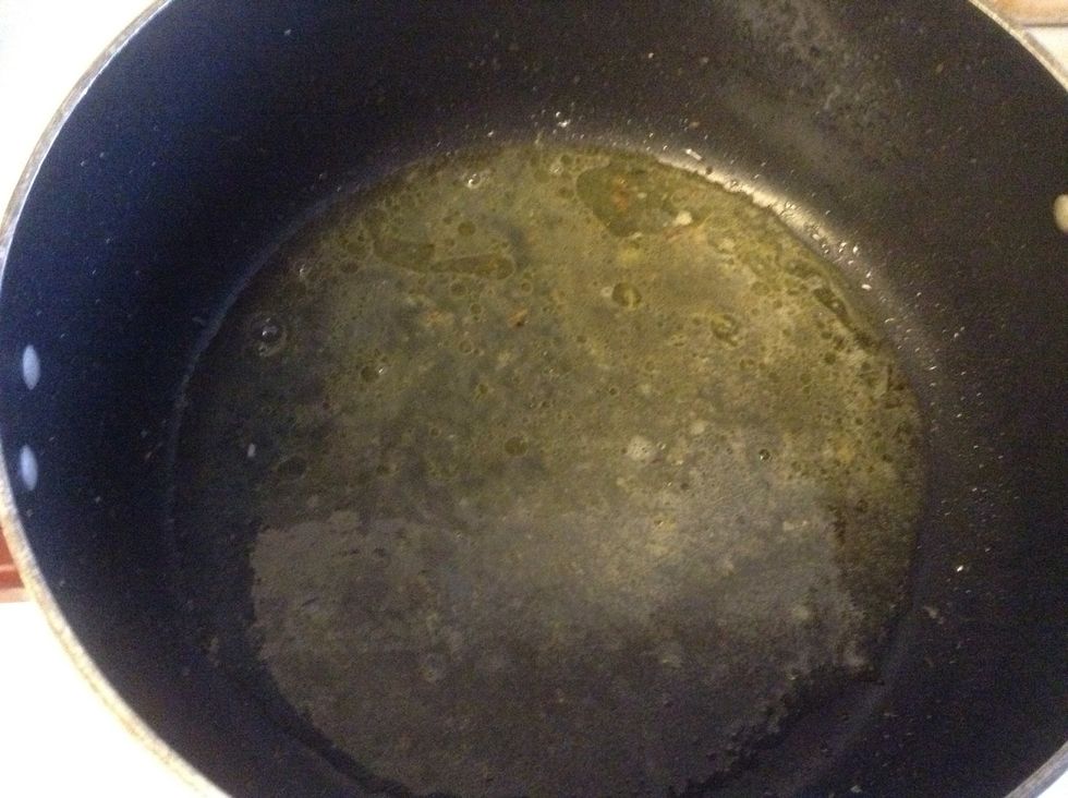 After cooking chicken, add the lemon juice to the pan