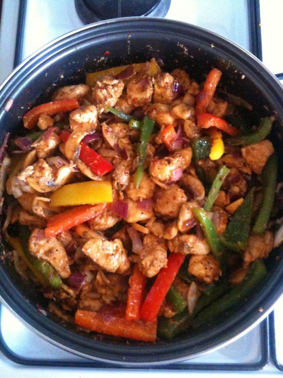 After cooking for a further 10 mins this is the result