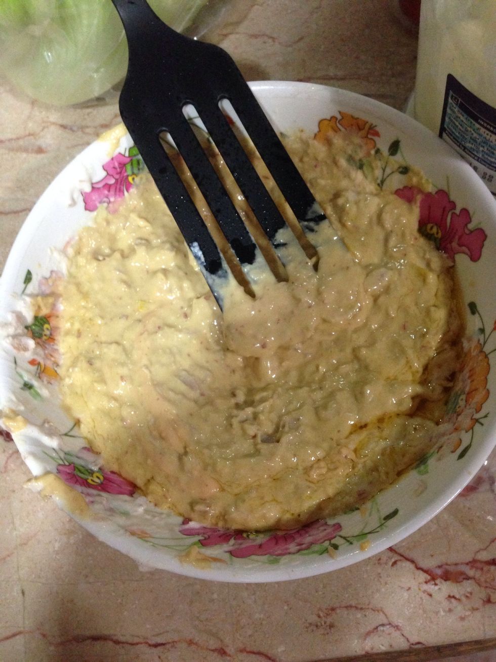 After cooking for a while, pour your mixture back into the Bowl.