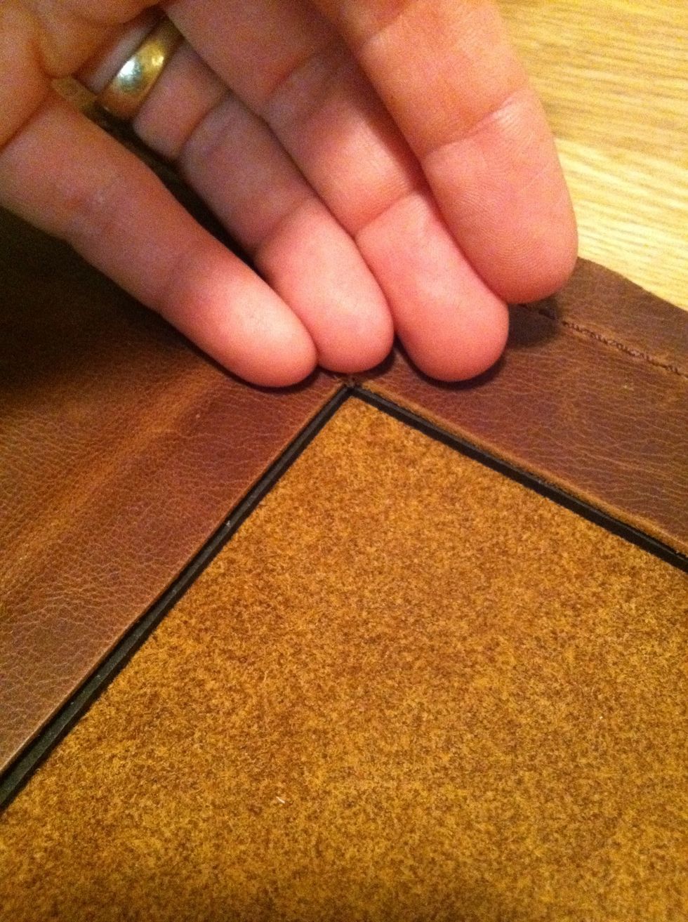 After cutting the pieces and putting them in here's what it would look like. I havent glued it yet.