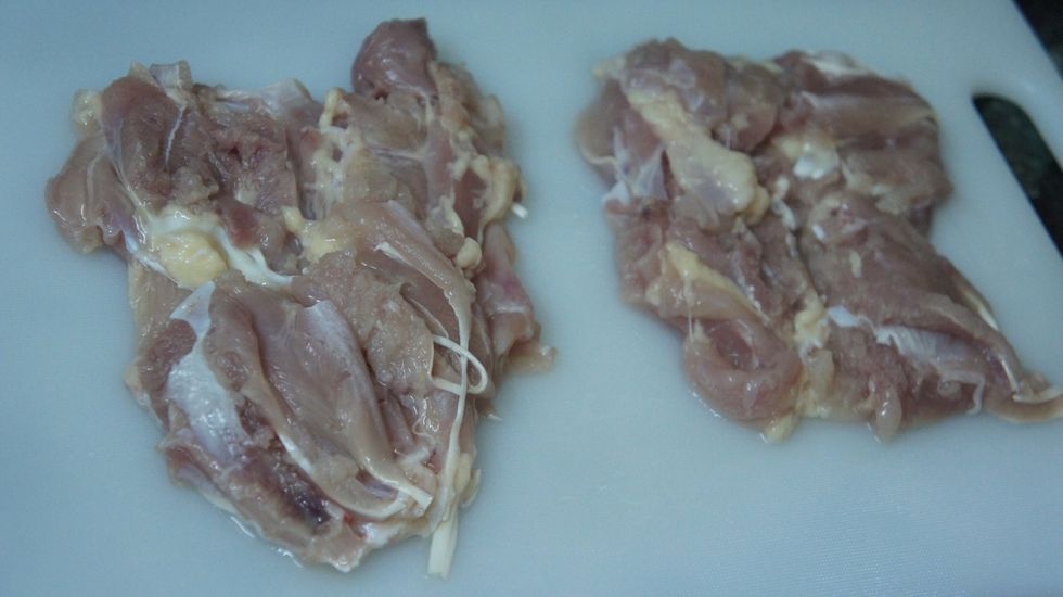 After de-bone it looks like this..