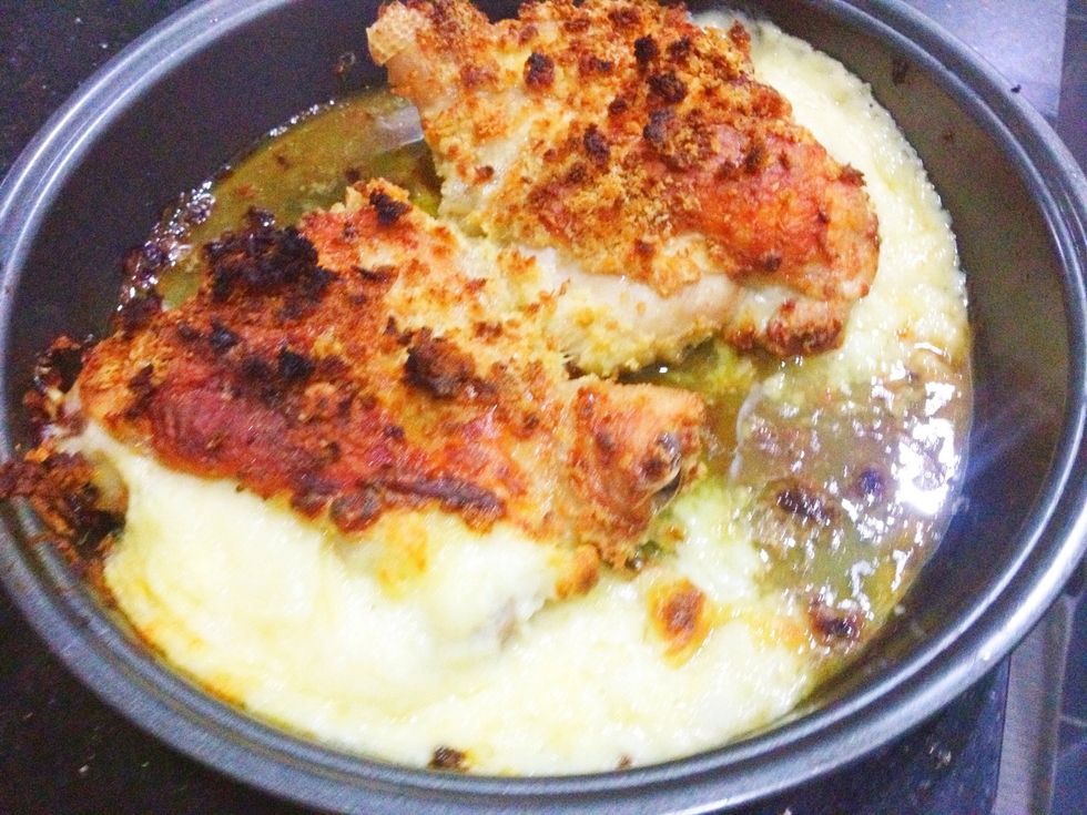 After done grilling them! Also, if you're using chicken breast, it would take much quicker to cook! So check them after the first 15 mins and work from there :)