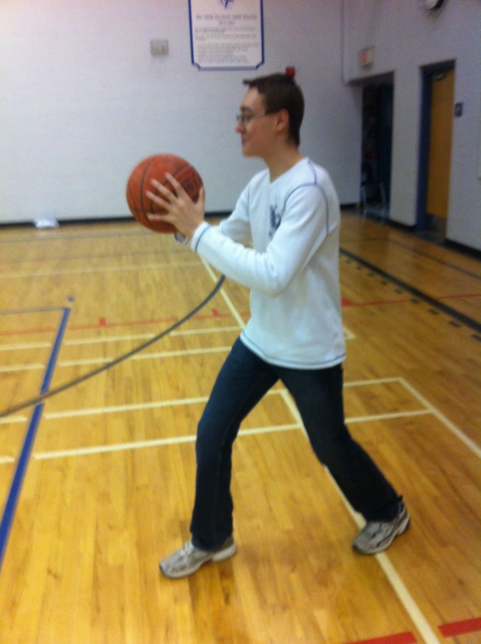 After every shot you take while your partner is rebounding move to another place on the court to take your next shot.