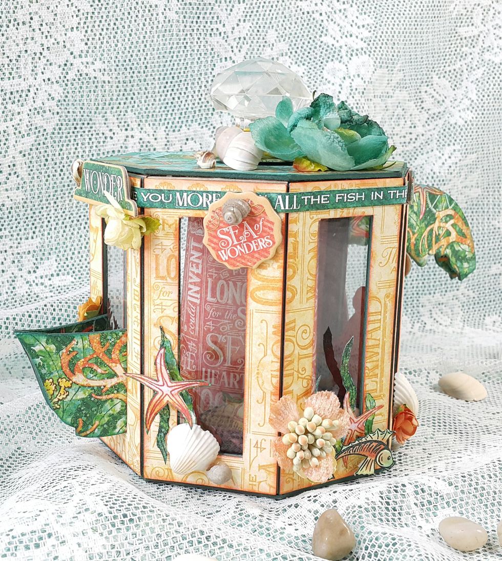 After everything put together, the opening panel can fit into the teapot and not falling out.