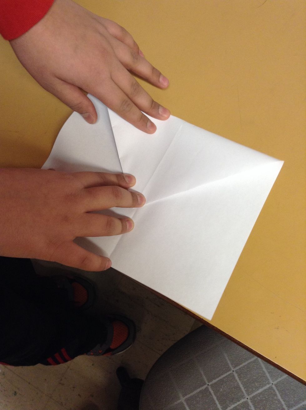 After fold it down like this