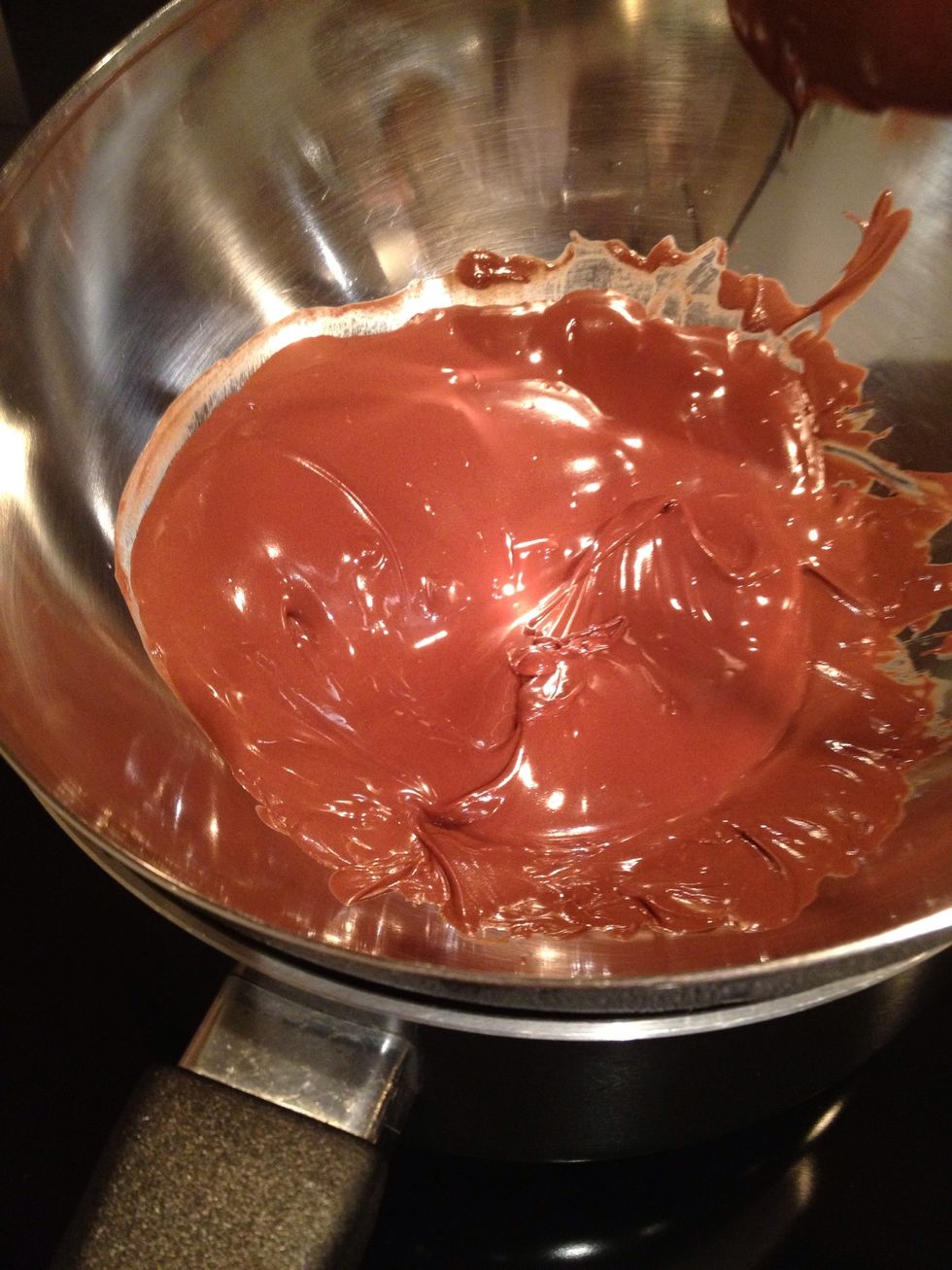 After fully melted, set aside and cool to room temperature.