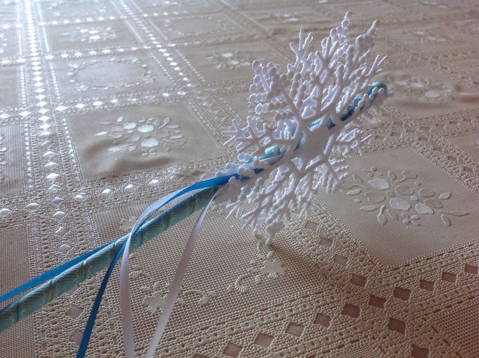 After glue is completely dry, remove binder clips. So pretty...