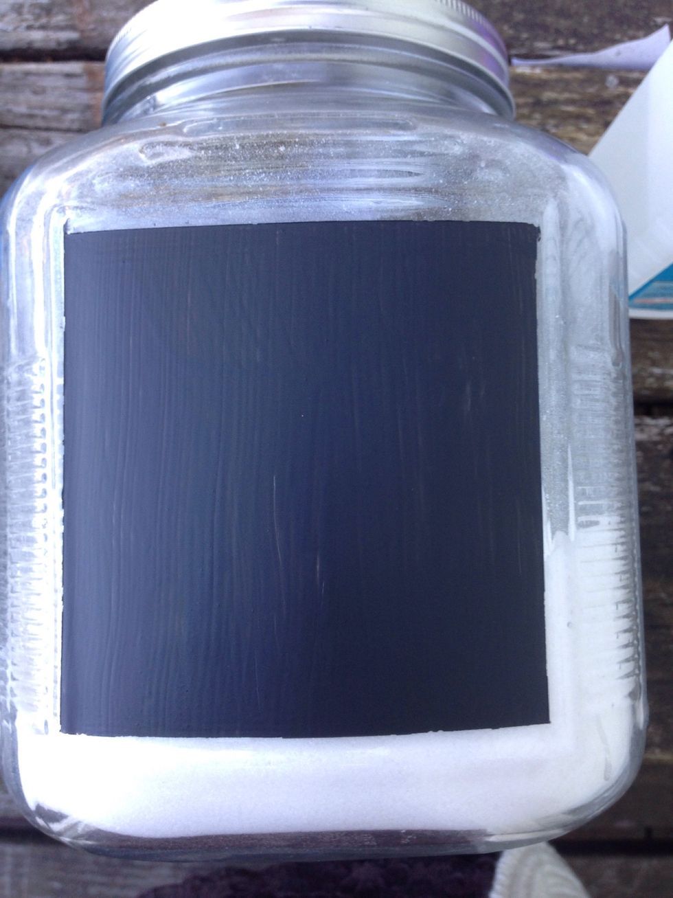 After half an hour I decided that a third coat was not needed, and peeled off my tape