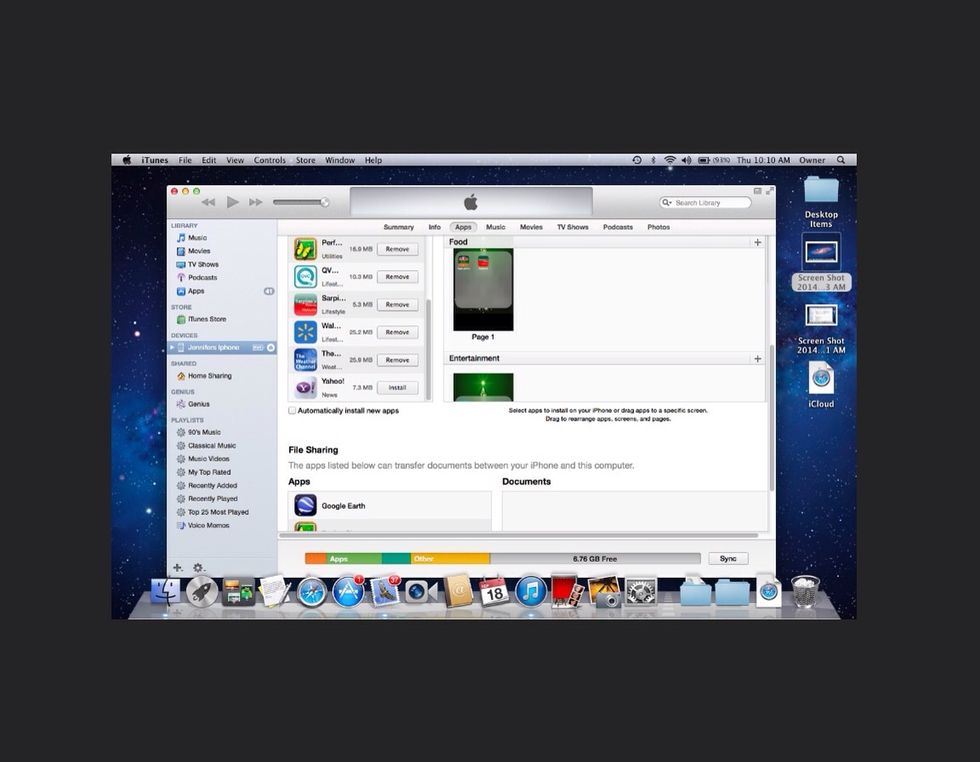 After iPhone is connected, select the device in the left side pane. Then, select Apps at the top of screen. This is where the option is for auto installing new apps from iTunes onto the iPhone.