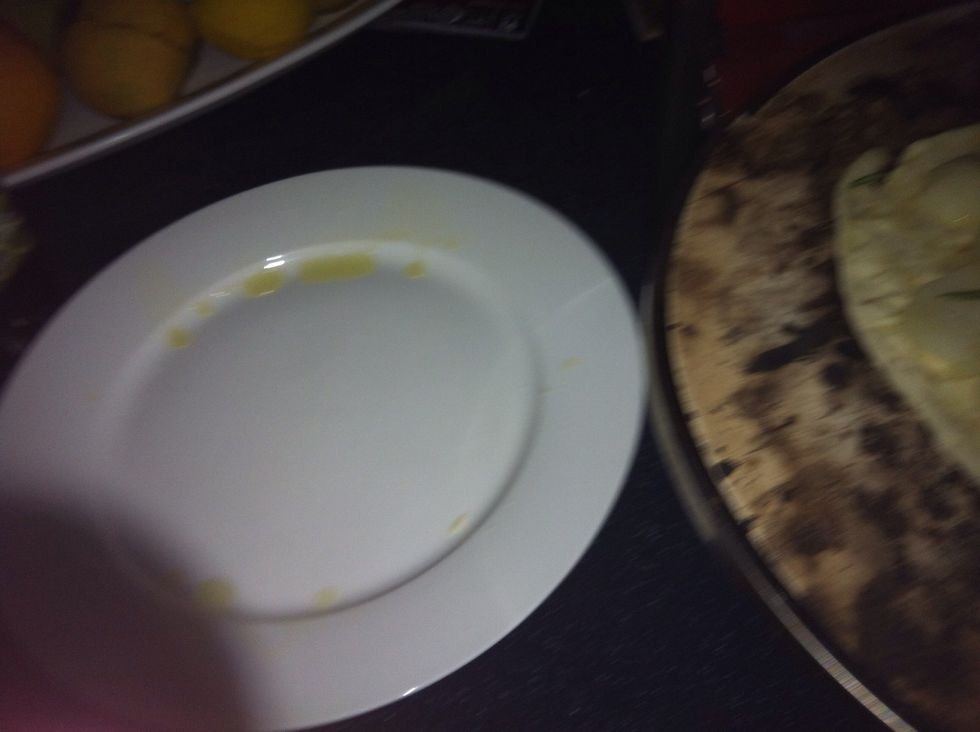 After it is cooked put it onto a plate