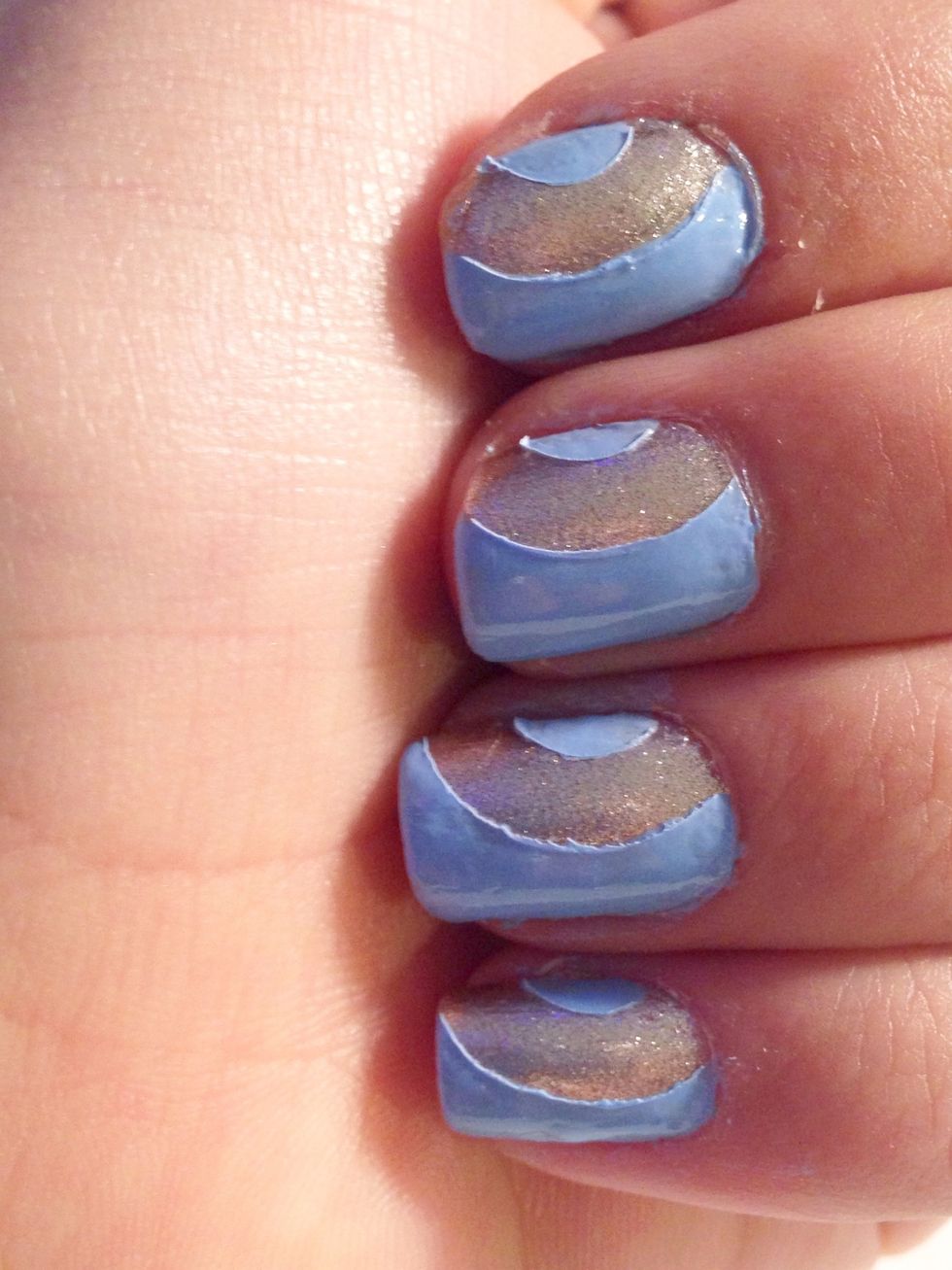 After just peel off the reinforcements