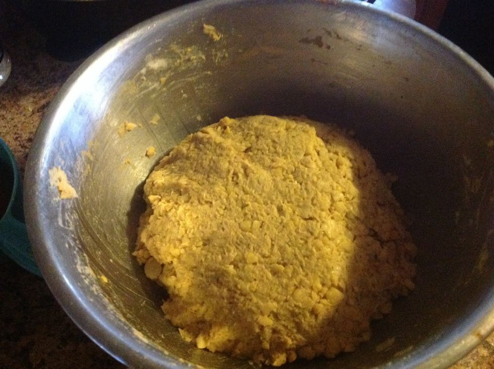 After kneading, it should look like this.