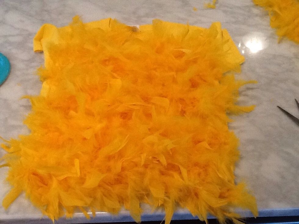 After many layers your costume will look like this.