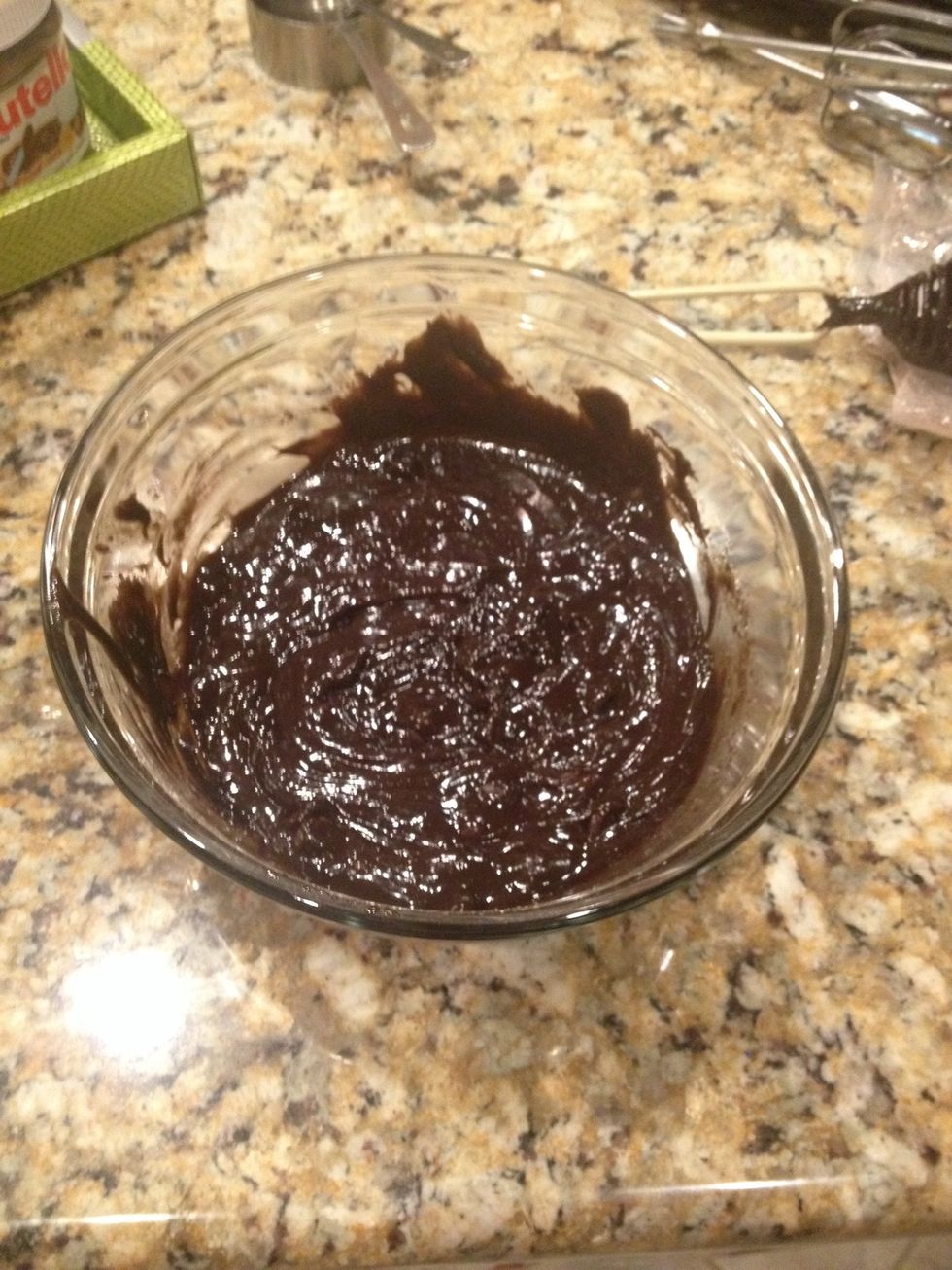 After mixing, be sure to have the batter feel firm and thick