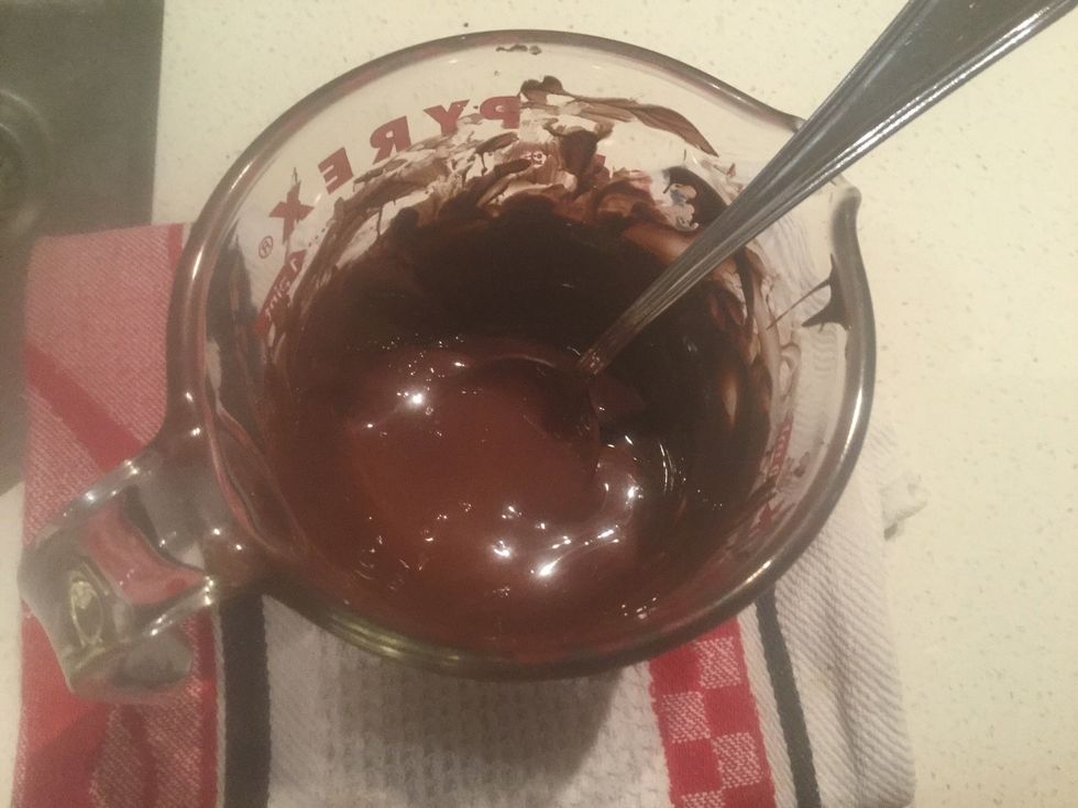 After mixing it should look like this.