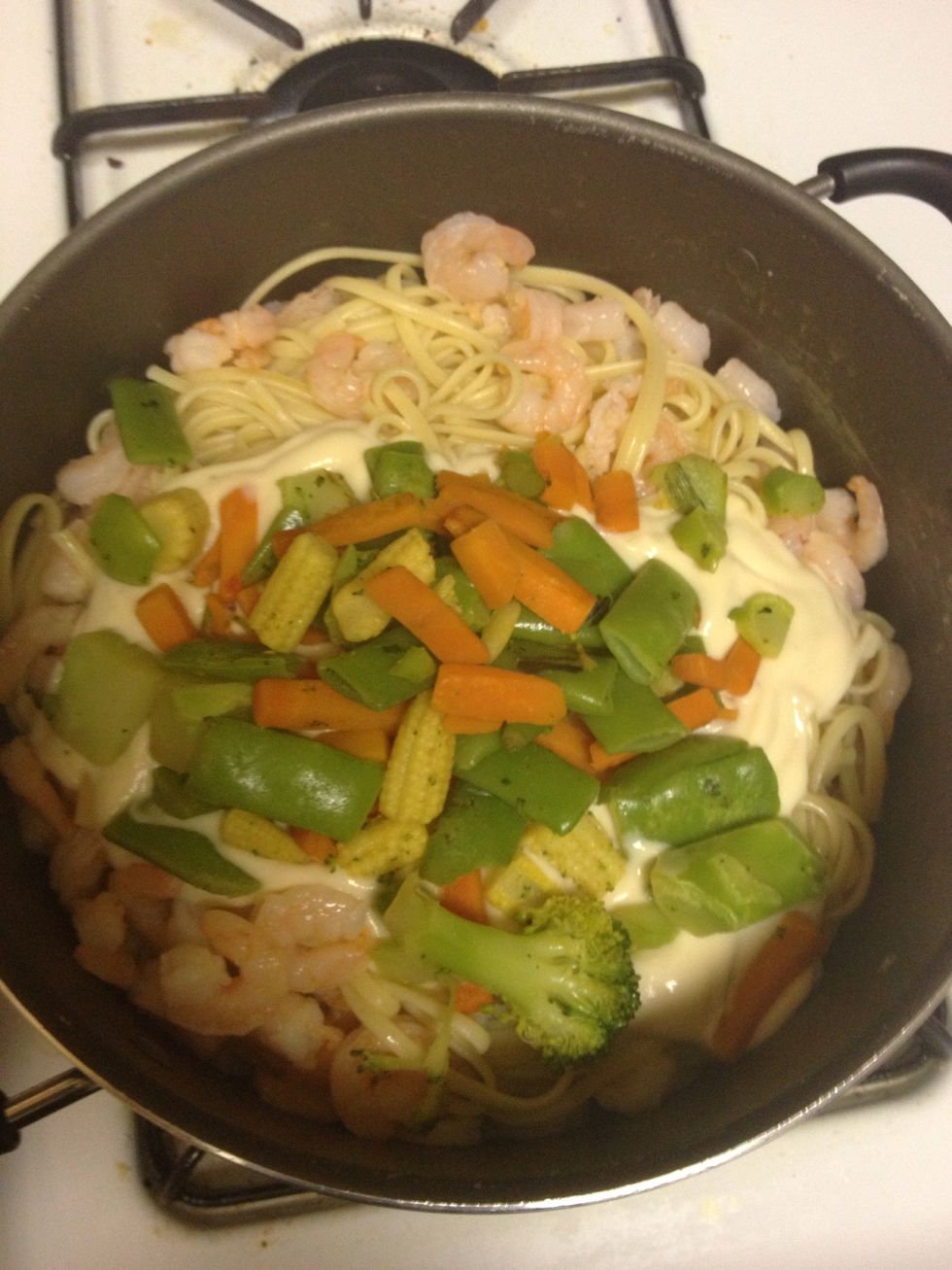 How to cook easy shrimp alfredo - B+C Guides