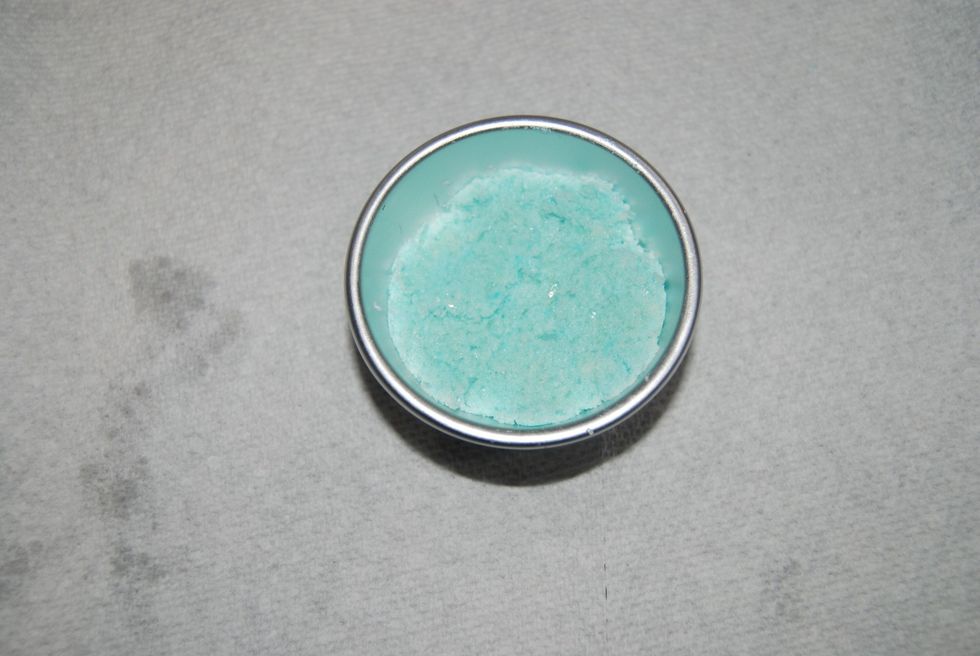 After pressing them into the molds let them dry and be patient because they could take up to all day to dry