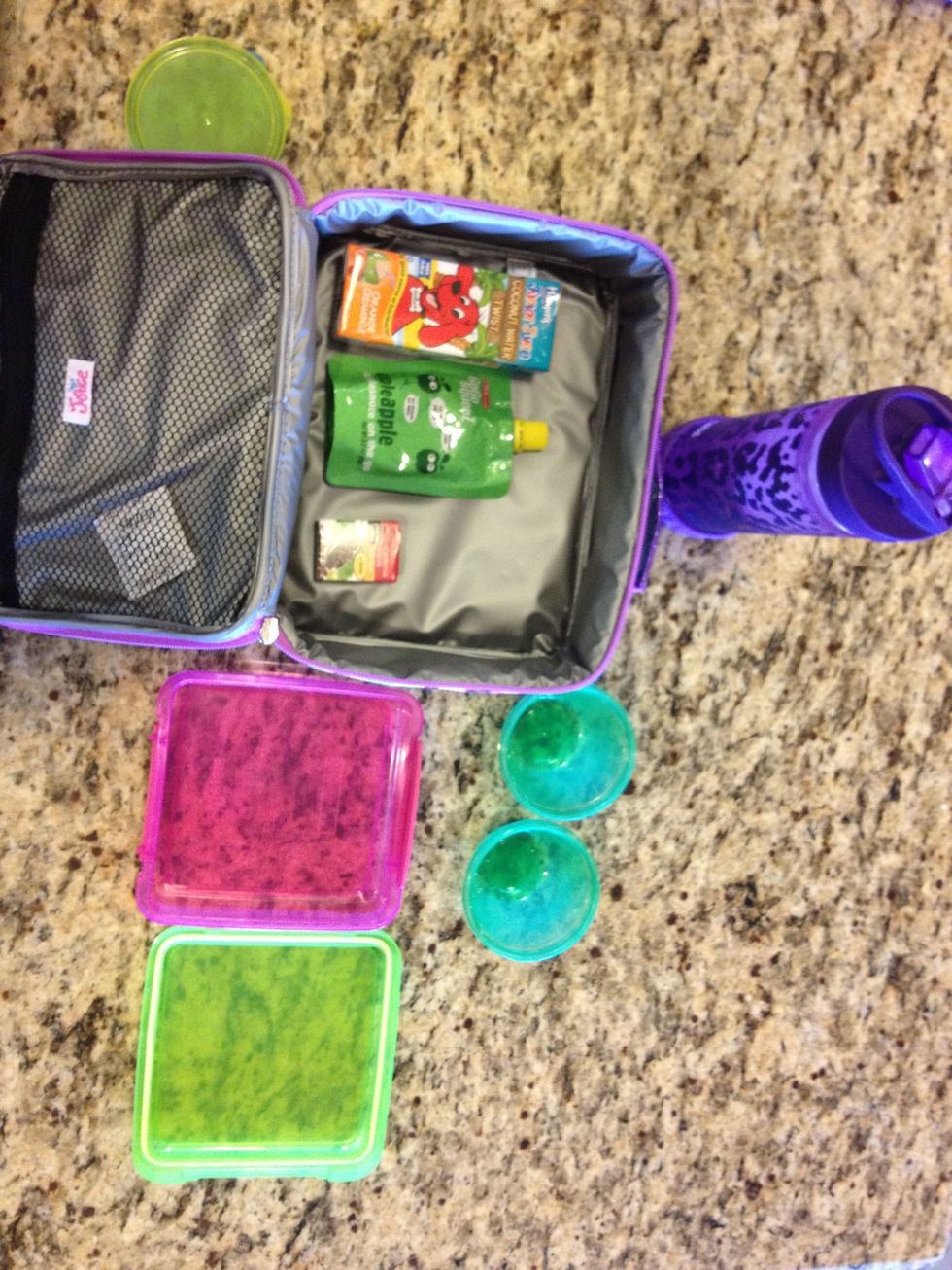 After school clean out lunch box. Then pack as much of your lunch as you can, and set out what you need for the rest to do in the morning.