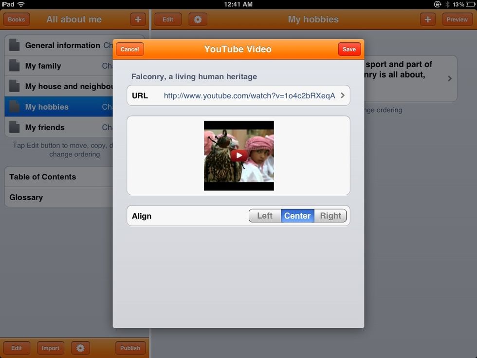After selecting the one you want, you can preview it here.