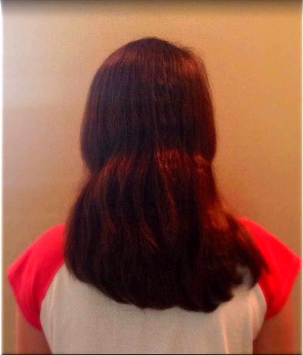 After sleeping with the ponytails in overnight, this should be close to the finished product. Brush it out and apply hairspray so it'll stay! I hope you enjoyed the look, have a great day.\ud83d\ude04