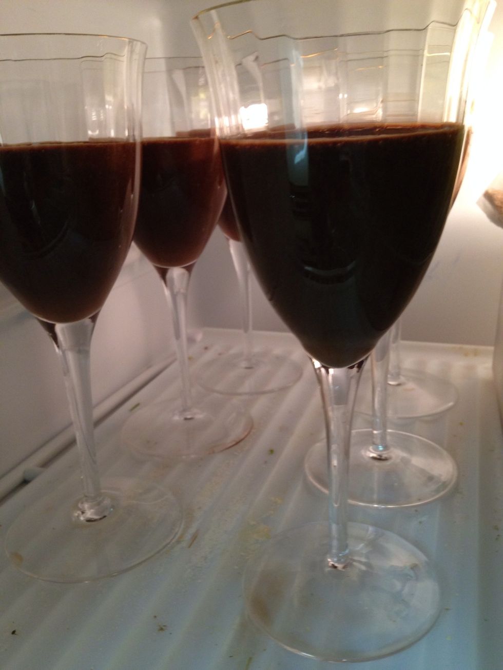 After sprinkling with salt, pop them in the fridge to chill until set, about 3-4 hours.