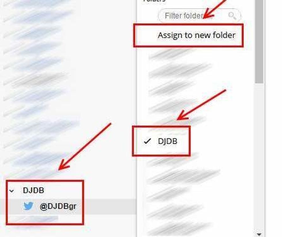 After subscribing, add this feed in a new folder by right clicking on it and selecting \u00abAssign to new folder\u00bb