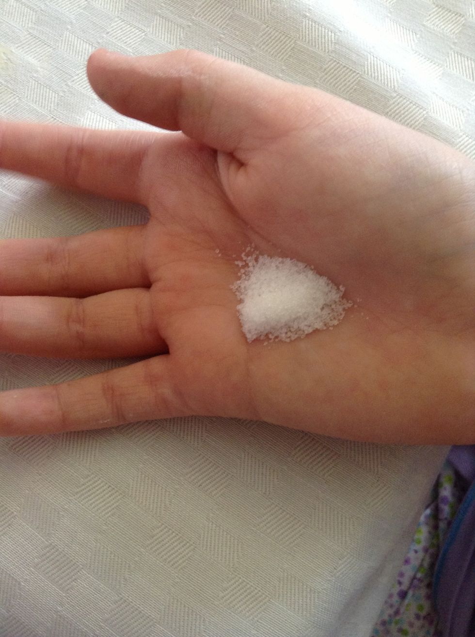 After that Add the pinch of salt