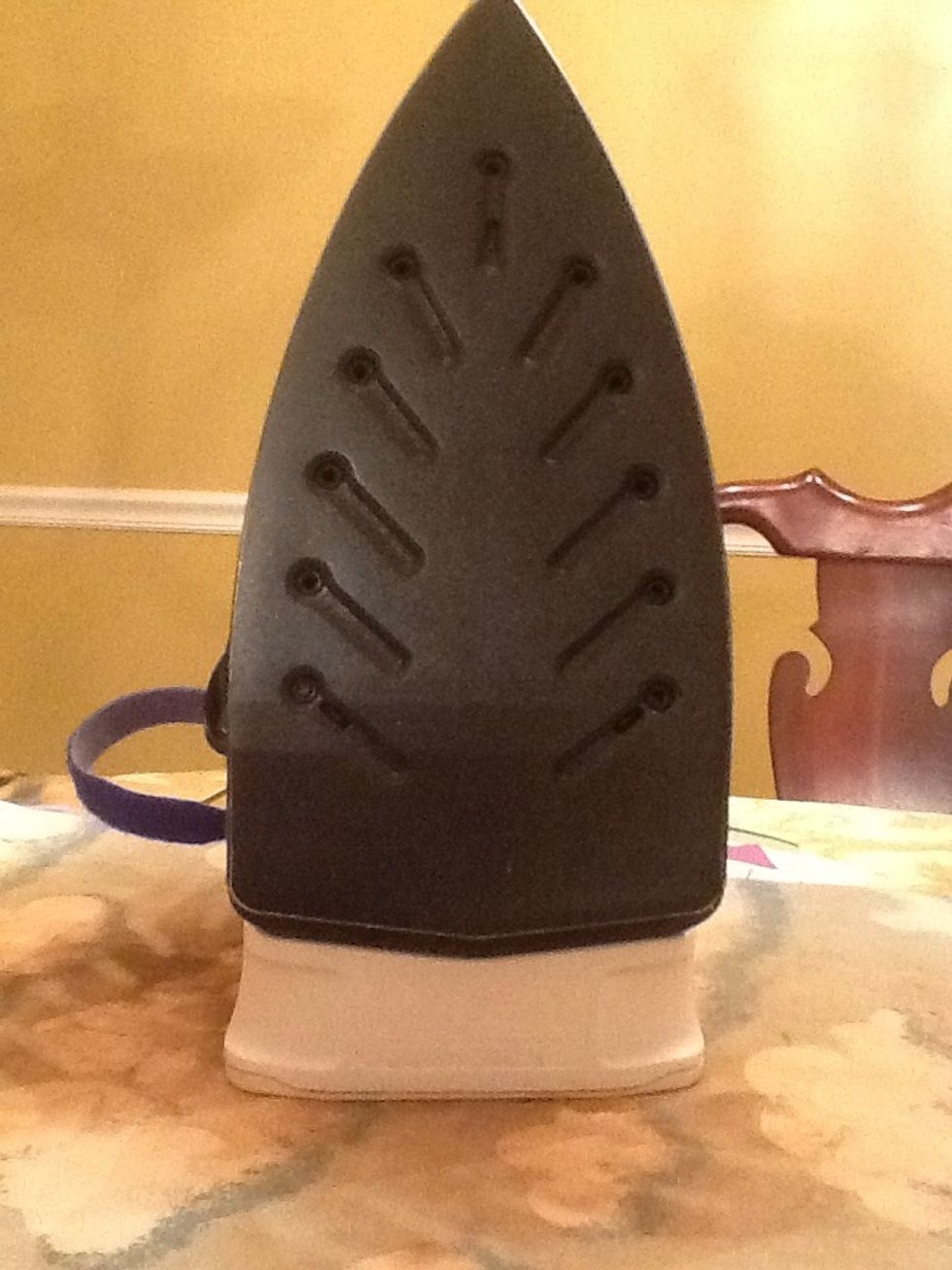 After that heat up your iron \ud83d\udd25