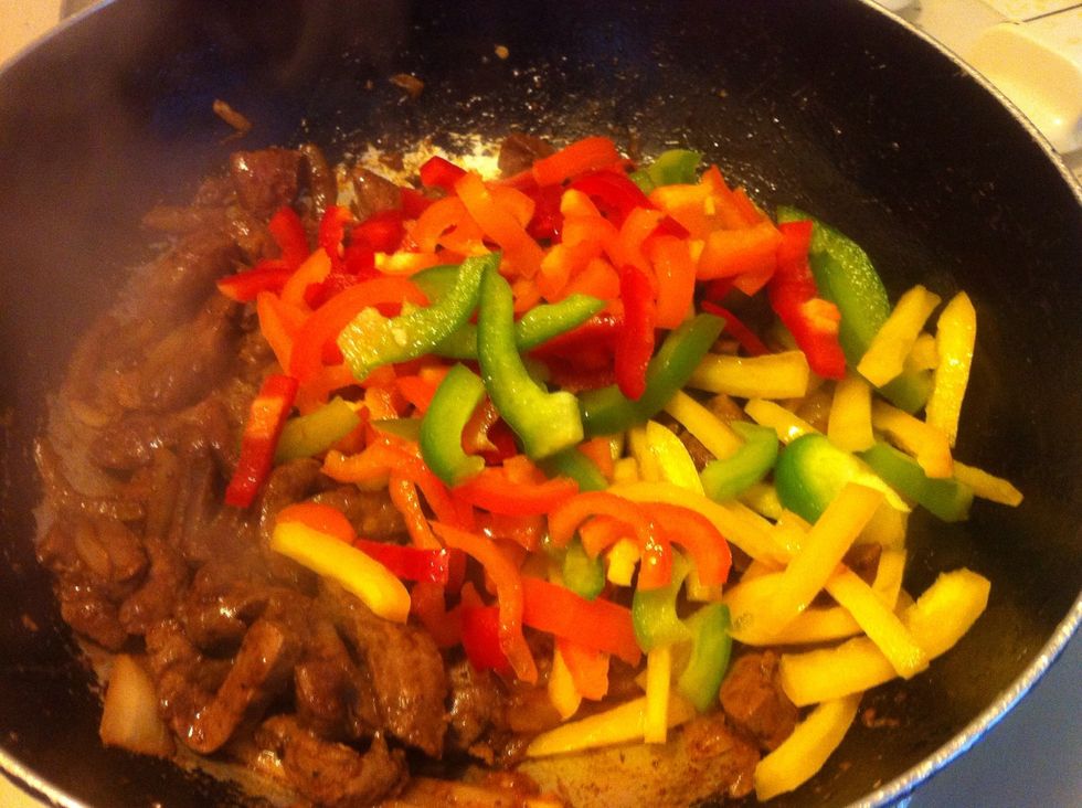 After that, I added all different kind of peppers ..