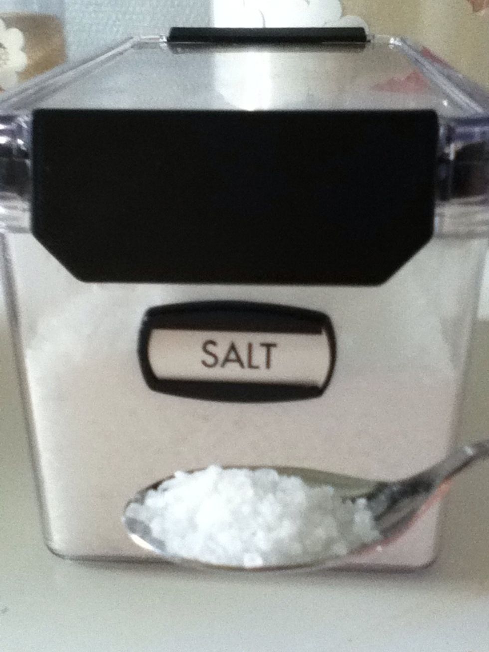 After that mix salt in (2tsp)