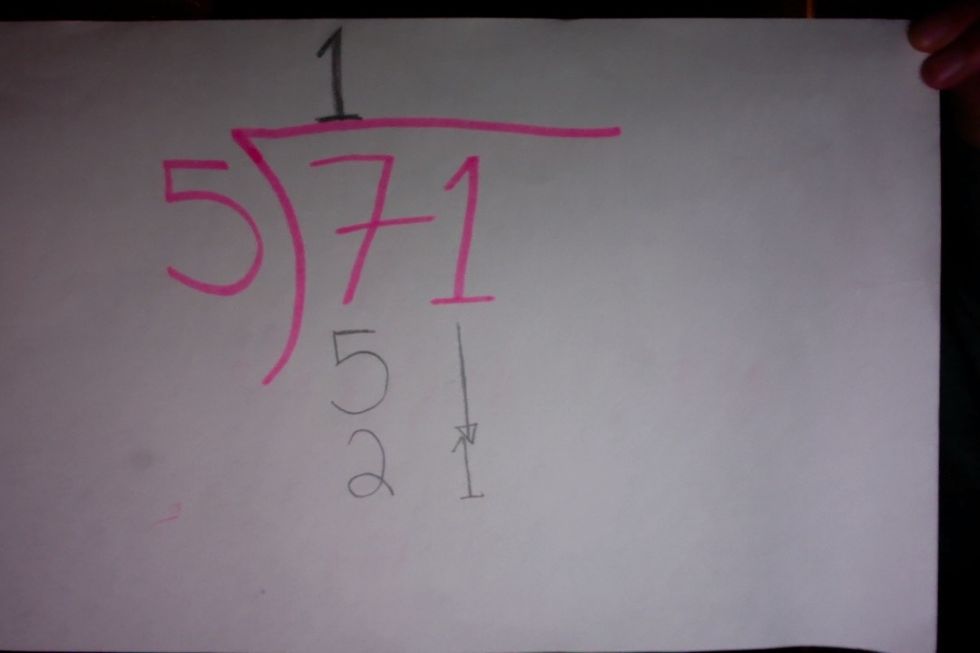 After that,move the 1 to the right side of the 2.