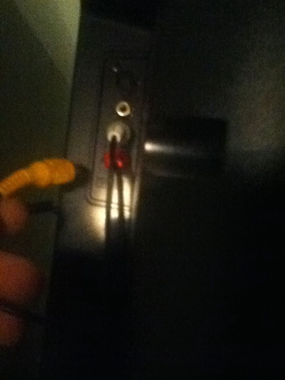 After that, plug in RCA cables into TV.