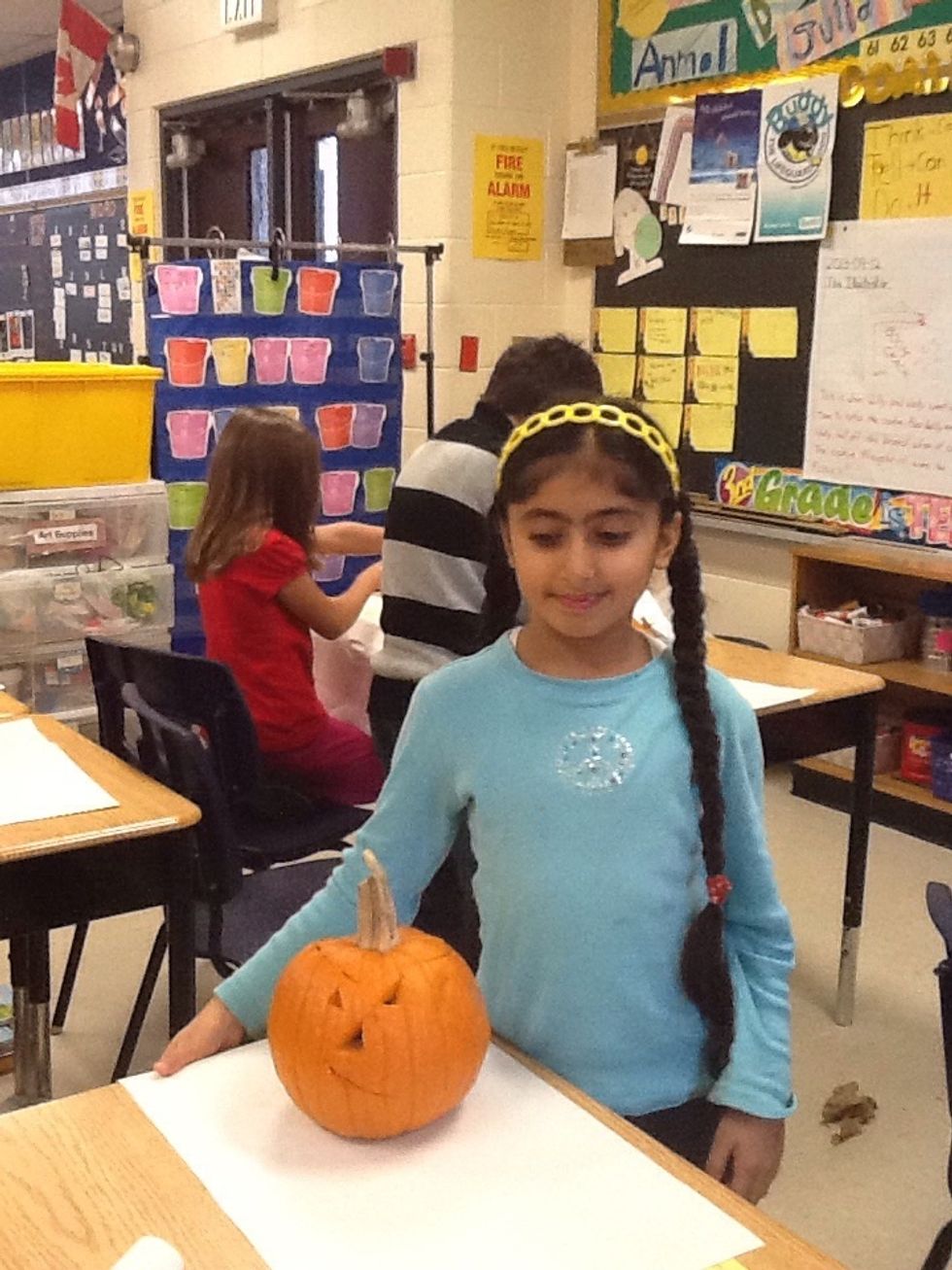 After that take a photo of your jack-o-lantern.