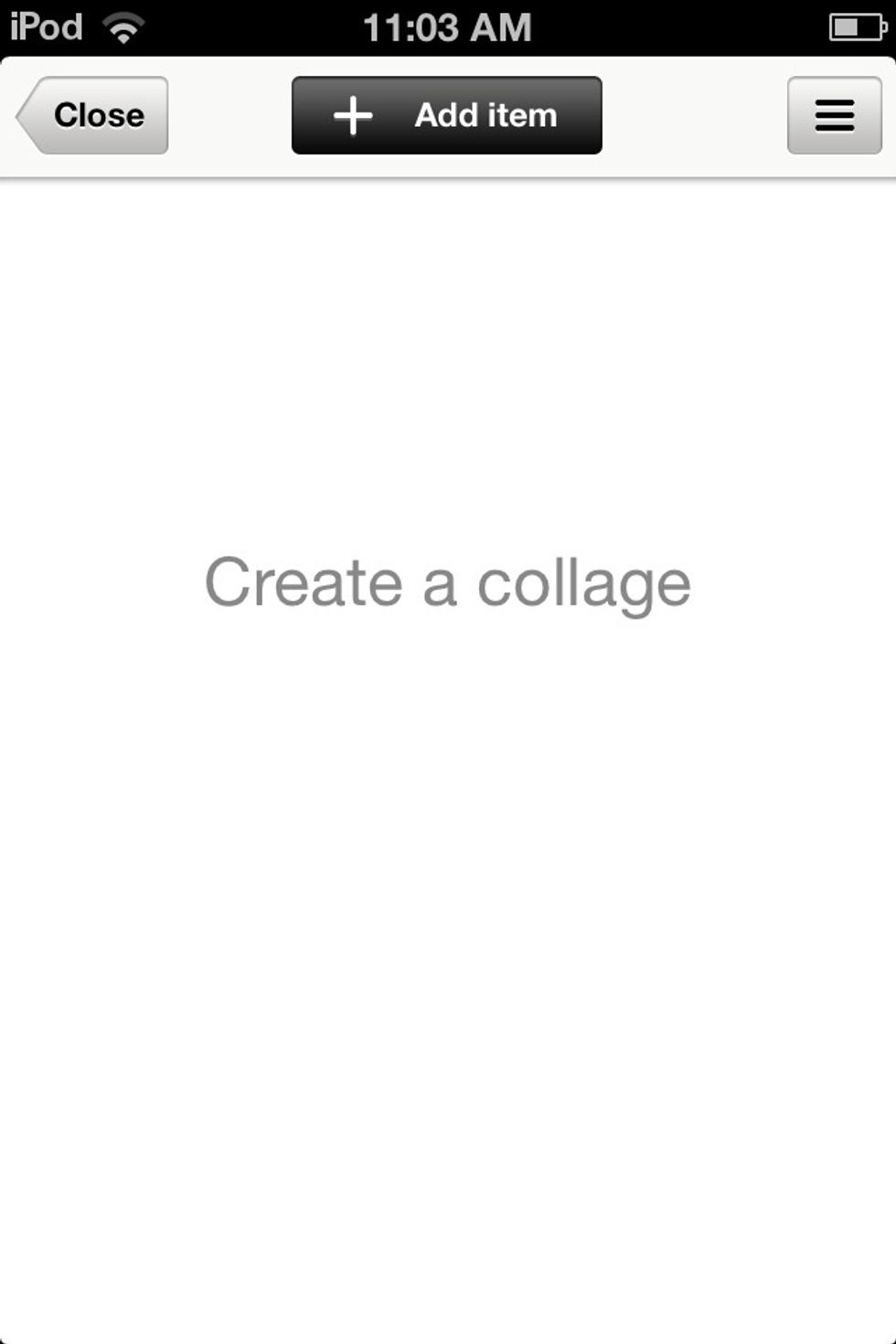 After that, tap the create button