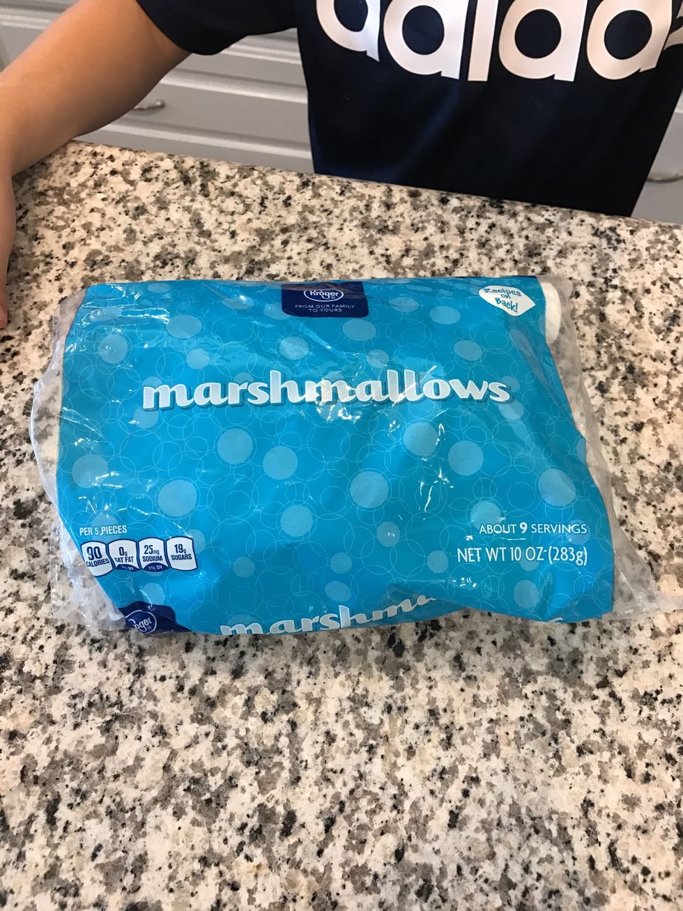 After that you will need one marshmallow for roasting.