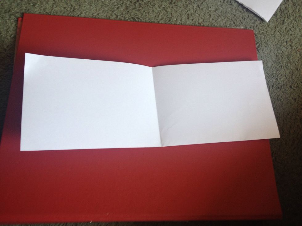 After that you will need to fold your paper in half again