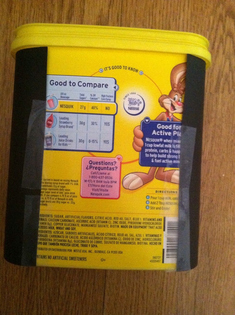 After the brackets, or if you don't have any, you can just simply tape the back!