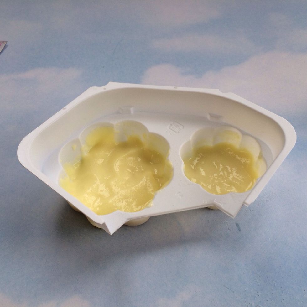 After the Cake Mix is Thoroughyly mixed, TAP TRAY on hard surface to release all Air bubbles before cooking-------- *^~^*----SEE PART 2 of Instructions *^~^*