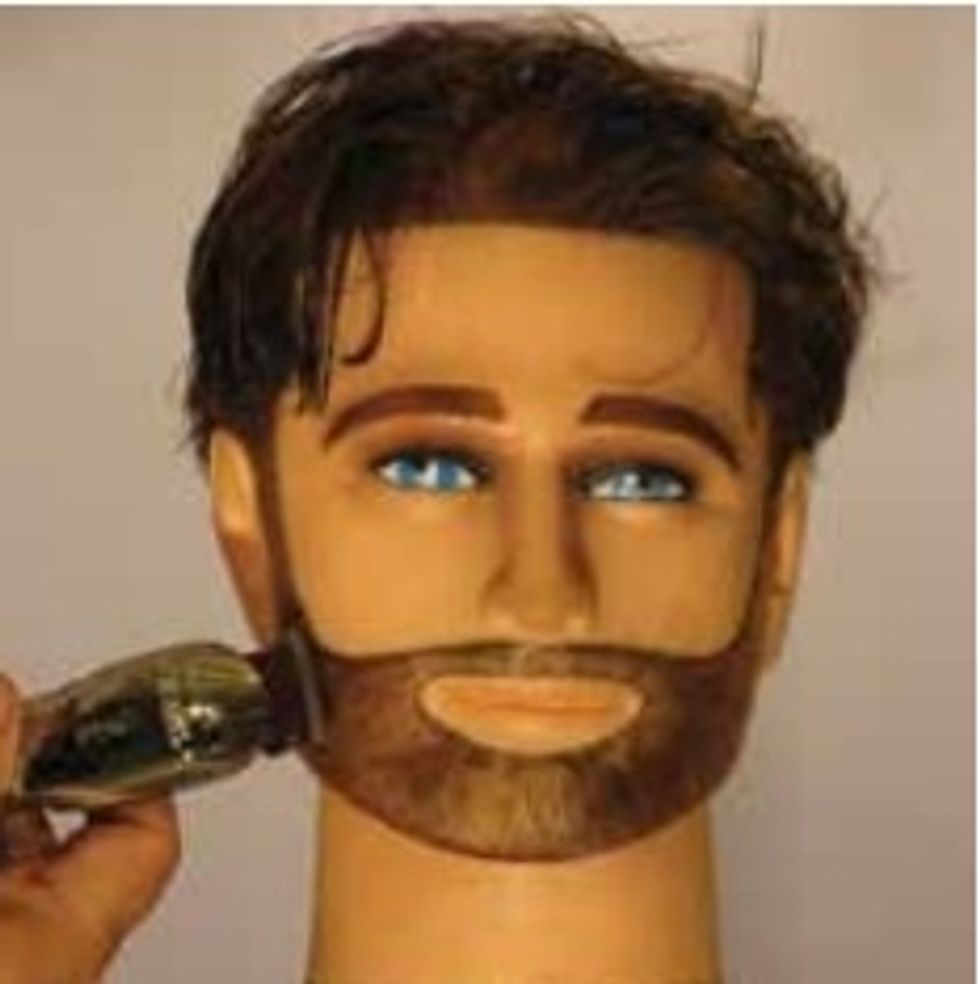 After the lengths have been eliminated, use your t-blade trimmer such as the Hero or Detailer. They have a very fine blade that cuts very close and are made for easier trimming around ears