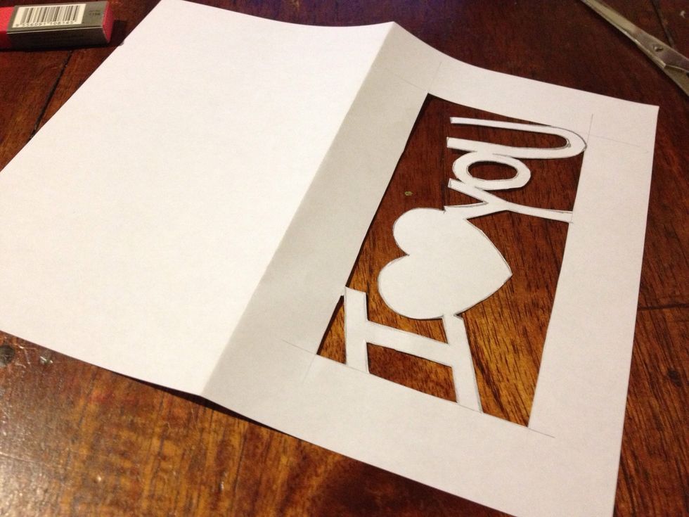 After the removal of...