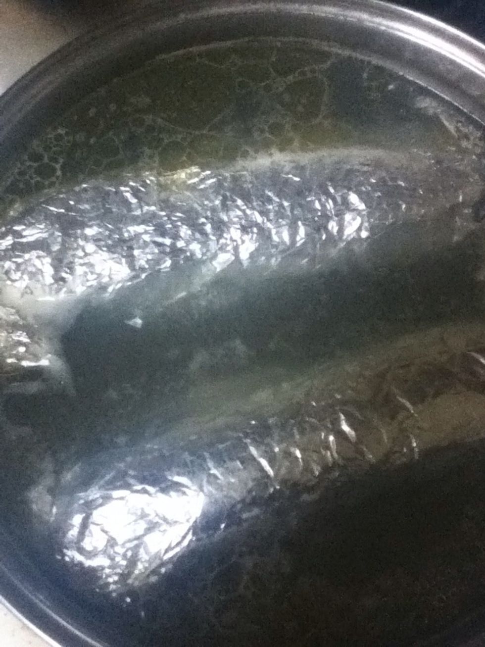 After they start boiling, wait about 5 to 10 minutes and turn the heat off