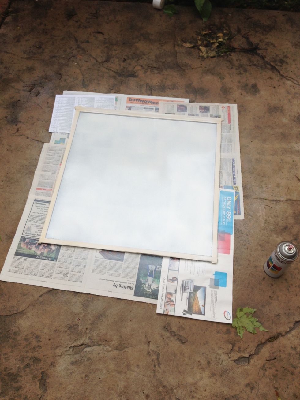 After two coats of paint. It took three coats to get a nice even color.