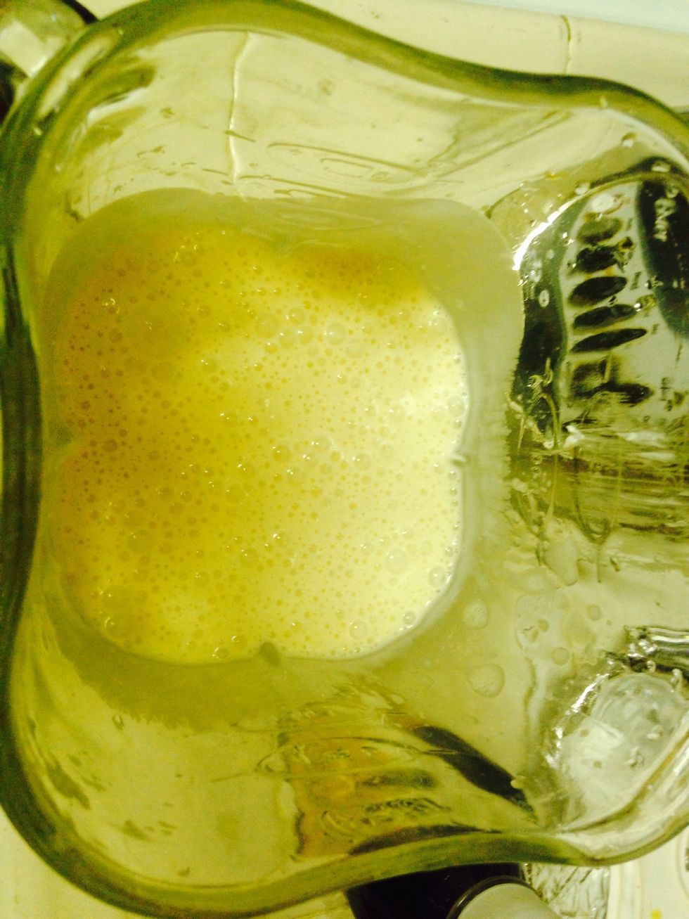 After u place all ingredients in blender blend them all together until fully mixed