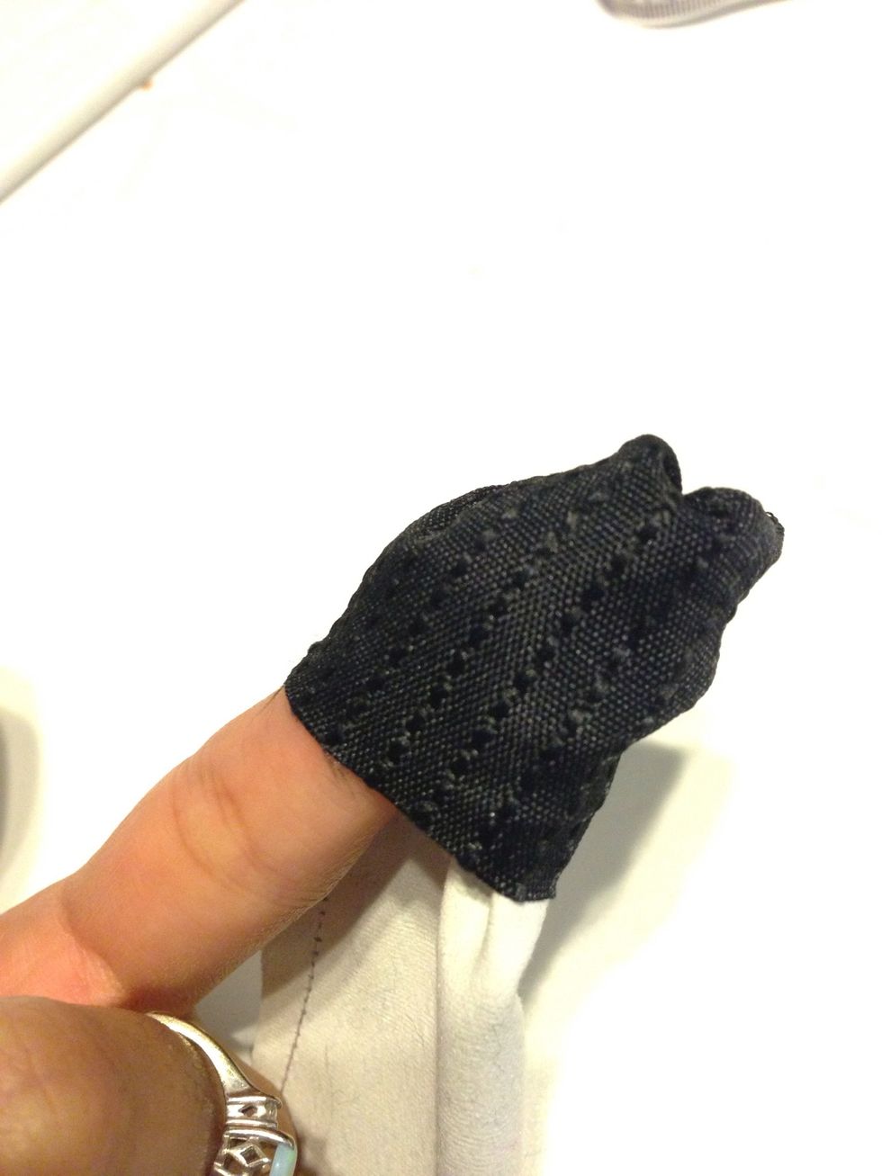 After u sew both straps - we are going to turn them inside out. This is going to take a bit. try to not rush & use something pointy to pull it through because u may end up damaging ur stitch.