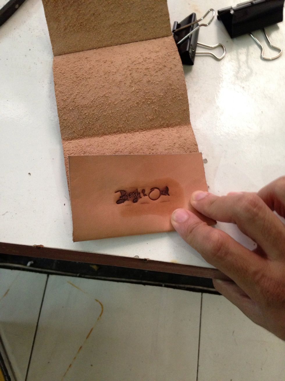 After using a stamping machine, my brand is bergh&ozil :)