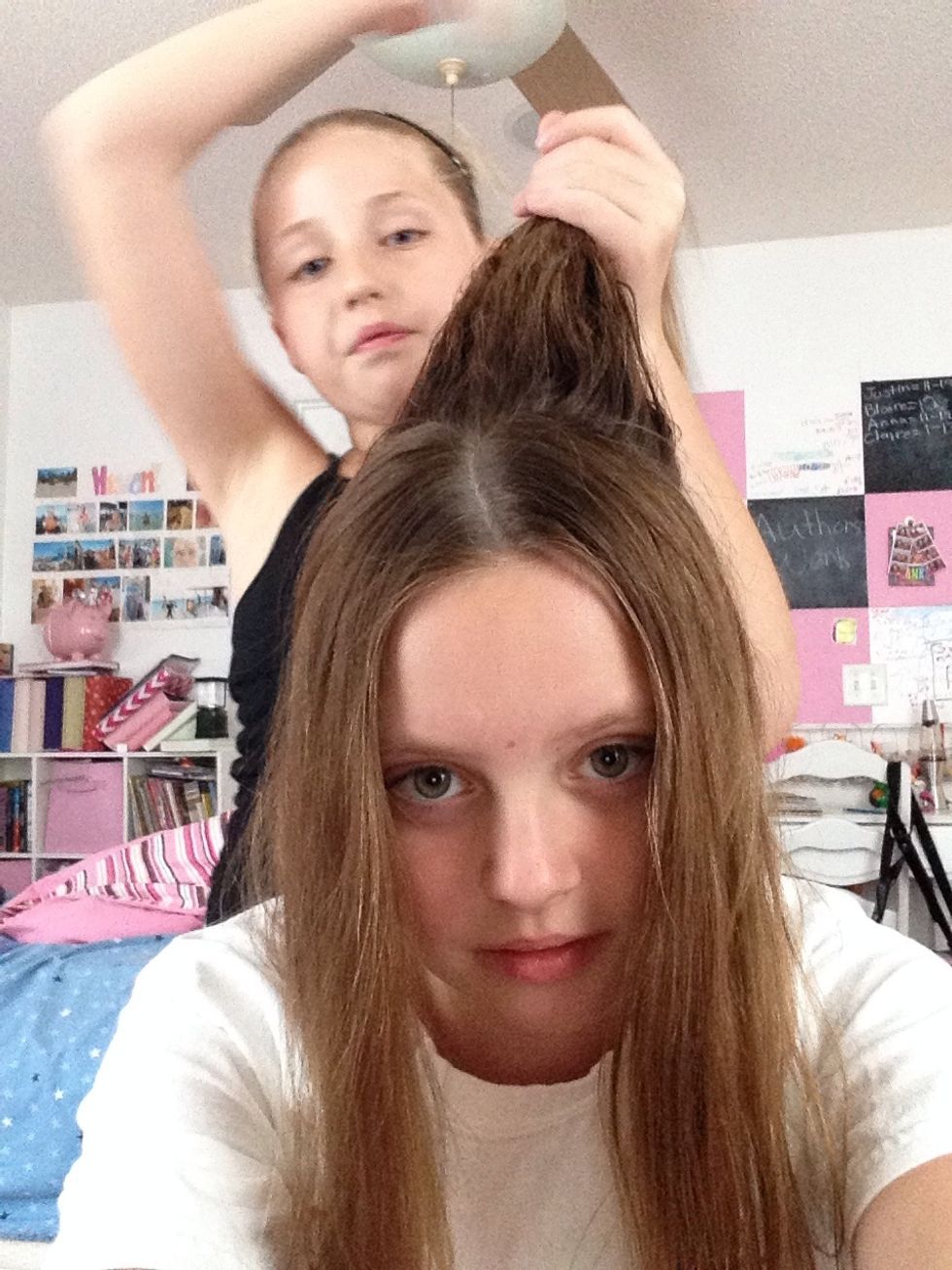 (After we brushed it) :)