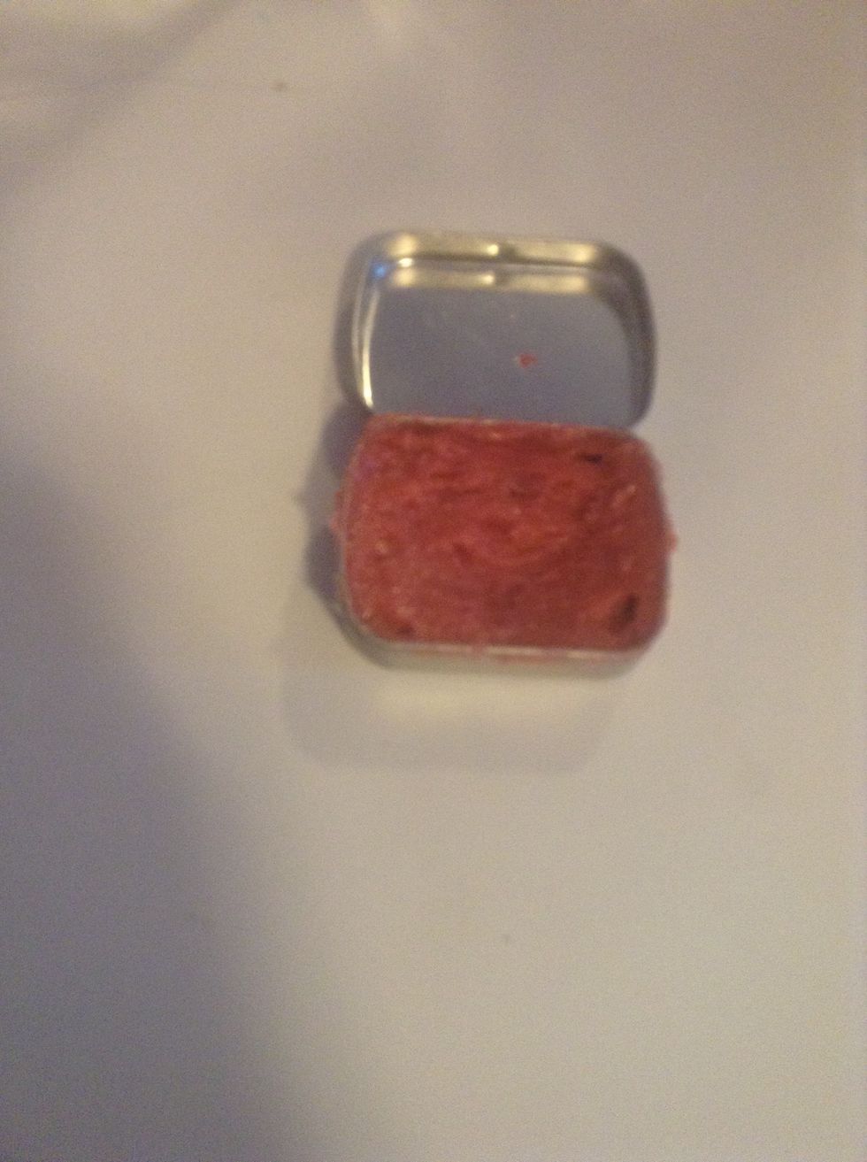 After well mixed. Try to smooth it out to make it look good.