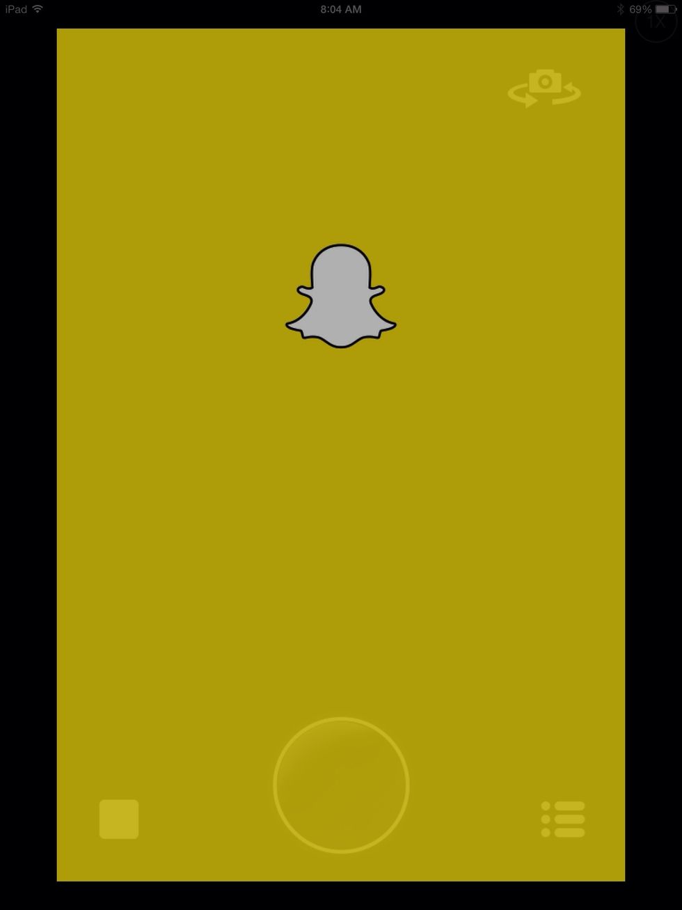 After you are done updating snapchat go onto it.