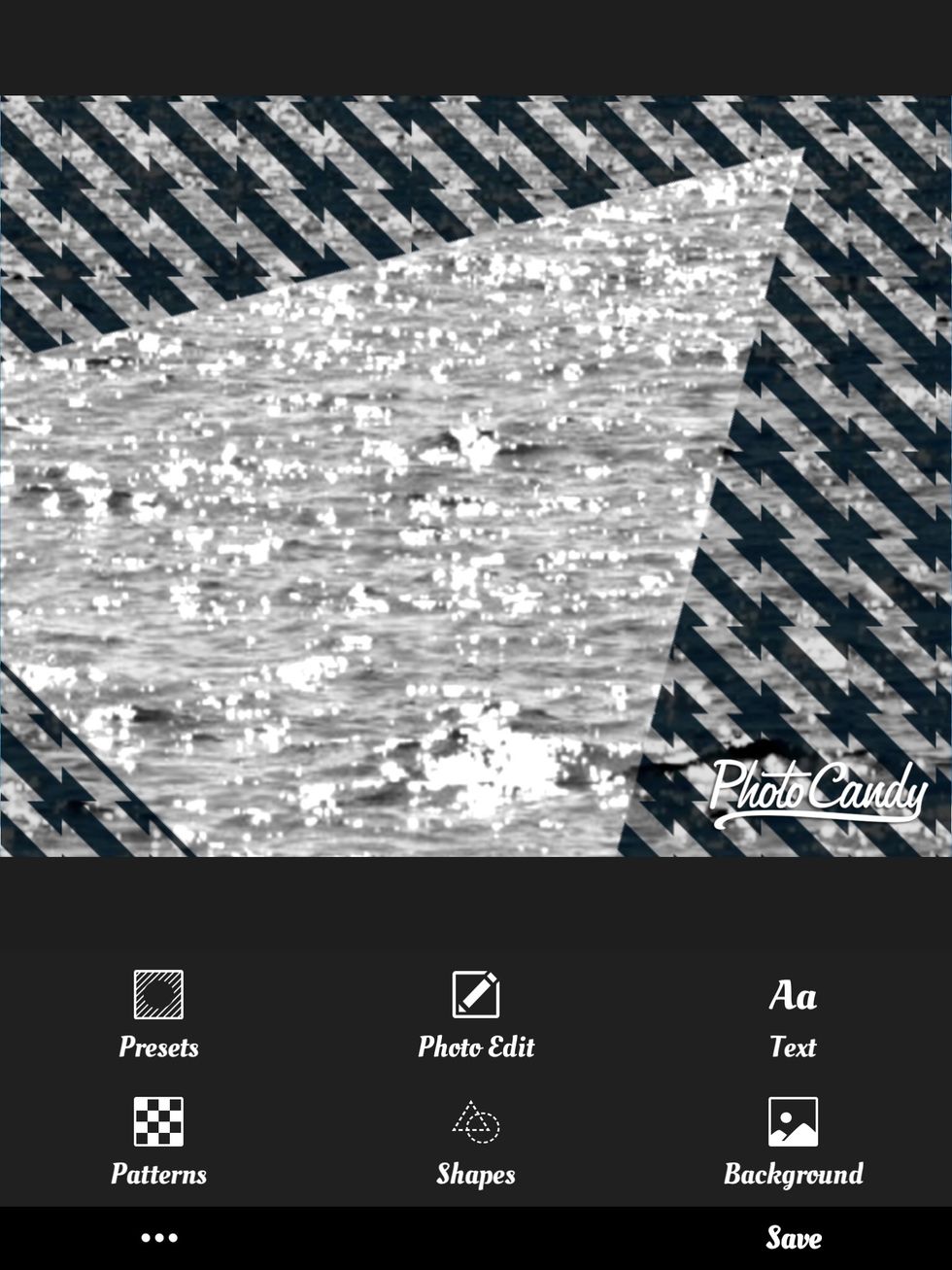 After you do that, a little board will appear on the bottom of your screen. Tap the buttons and explore!