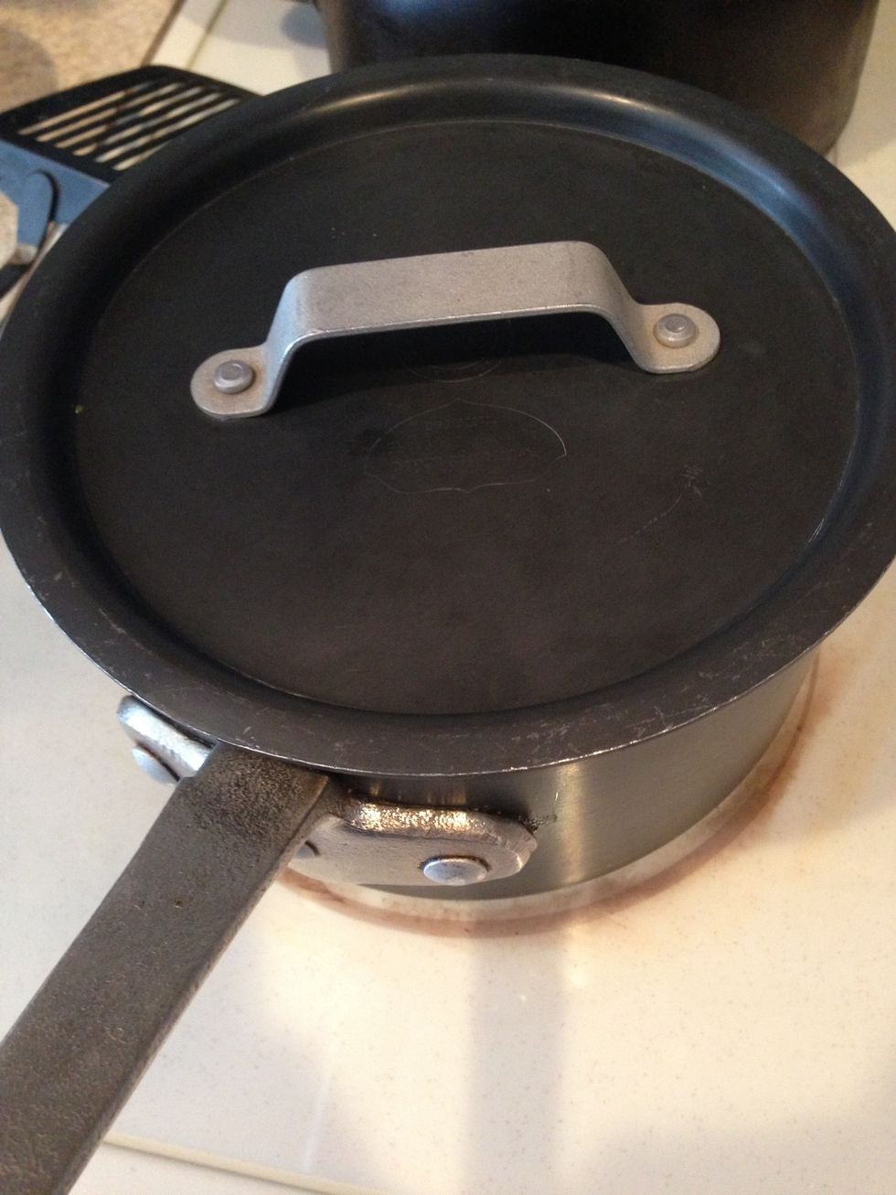 After you have brought it to a boil cover and let it simmer on low heat until the potatoes are cooked through (about 10 minutes)